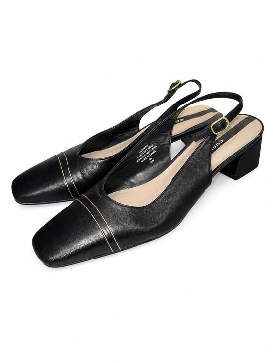 Easy Spirit Shoes - Easy Spirit Black Slingback Low Heel Pumps Women’s Size 9M